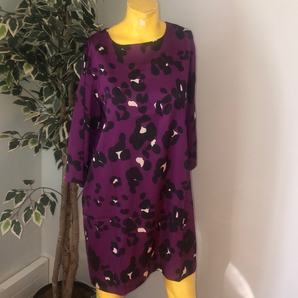 Elizabeth Ackerman FLORAL sheath dress SIZE M NWT